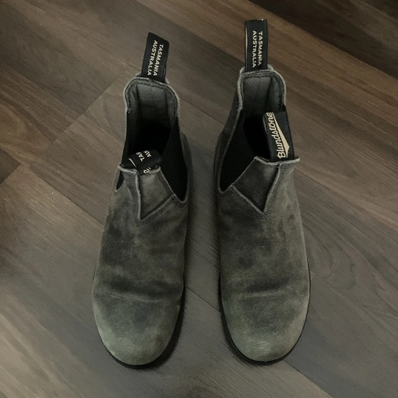 Blundstone Women's Classic Chelsea Boots Charcoal Grey Leather AU 6.5 US - Picture 4 of 15